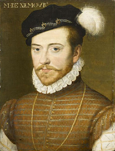 Jacques de Savoie-Nemours - par Jean Clouet - en 1566